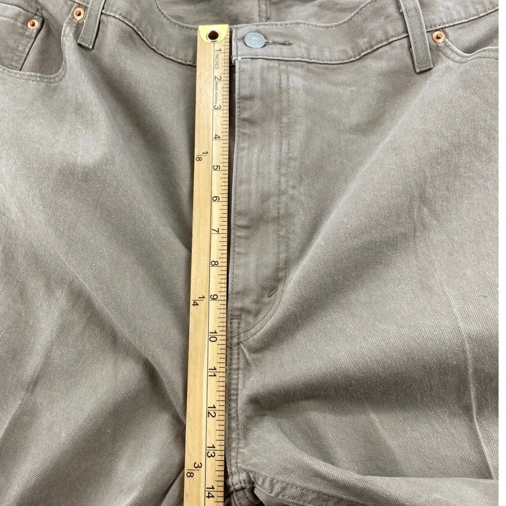Levis 511 Slim Fit Khaki Tan Jeans Mens 48x30(48x28) Cotton Stretch 5 Pocket